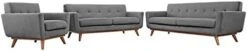 Modway Engage Mid-Century Modern Upholstered Fabric Sofa, Loveseat And Armchair In Gray -Safavieh Furnitue Shop 21 6aec4zL. AC