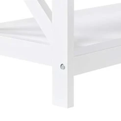 Yaheetech 3-Tier Console Table With 3 Storage Shelves, Entryway Table Sofa Side Narrow Long Table Bookshelf For Hallway Living Room, Accent Furniture, White -Safavieh Furnitue Shop 21CLwEhgm3L