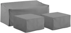 Crosley Furniture MO75011-GY Heavy-Gauge Reinforced Vinyl 4 Piece Furniture Cover Set (Loveseat, Sofa, Table/Ottoman, Chair), Gray 20 Crosley Furniture MO75011-GY Heavy-Gauge Reinforced Vinyl 4 Piece Furniture Cover Set (Loveseat, Sofa, Table/Ottoman, Chair), Gray -Safavieh Furnitue Shop 21QEzsYRXDL. AC