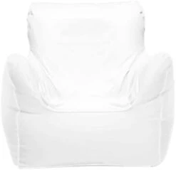 Ocean-Tamer Medium Arm Chair Bean Bag ( White/Ice ) -Safavieh Furnitue Shop 21Sh3W5OpwL. AC