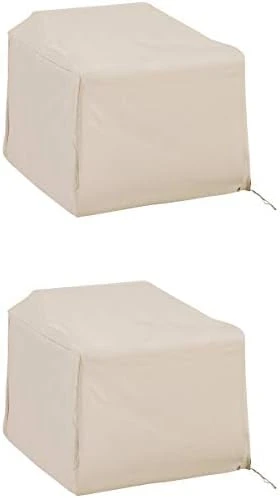 Crosley Furniture MO75011-GY Heavy-Gauge Reinforced Vinyl 4 Piece Furniture Cover Set (Loveseat, Sofa, Table/Ottoman, Chair), Gray 8 Crosley Furniture MO75011-GY Heavy-Gauge Reinforced Vinyl 4 Piece Furniture Cover Set (Loveseat, Sofa, Table/Ottoman, Chair), Gray - Image 8