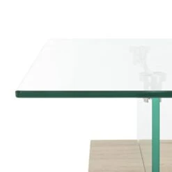 Safavieh Home Kayley Natural And Glass Coffee Table -Safavieh Furnitue Shop 21wpRD8NvbL