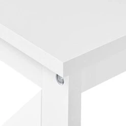 Yaheetech 3-Tier Console Table With 3 Storage Shelves, Entryway Table Sofa Side Narrow Long Table Bookshelf For Hallway Living Room, Accent Furniture, White -Safavieh Furnitue Shop 21xht2LYQkL