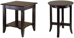 Winsome Wood Nolan Occasional Table, Cappuccino 20.00 X 20.00 X 21.97 Inches -Safavieh Furnitue Shop 311AV31TdRL. AC