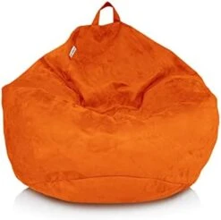 Delmach Bean Bag Chair Cover (No Filler) | Bird's Nest Shape | Adult Size | Microsuede | Stuffed Animal Storage For Kids Or Memory Foam| Double Stitched | Durable Zipper | Soft Premium -Safavieh Furnitue Shop 311T3AL5mL. AC