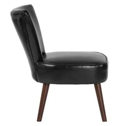 Flash Furniture HERCULES Holloway Series Black LeatherSoft Retro Chair -Safavieh Furnitue Shop 311mBZhK7OL