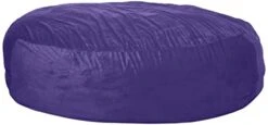 Chill Sack Bean Bag Chair Cover, 8-feet, Microsuede - Purple -Safavieh Furnitue Shop 311mwhFEMSL