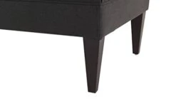 Jennifer Taylor Home Harrison Tufted Roll Arm Chaise Lounge, Jet Black 65D X 28W X 31H In -Safavieh Furnitue Shop 313xLqYPzSL