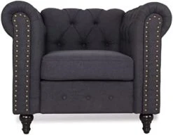 DRNCURN Chesterfield Sofa With Nail-Head For Living Room Office Sofa Set Modern Fabric Sofa Accent Tufted Chairs For Living Room 24 DRNCURN Chesterfield Sofa With Nail-Head For Living Room Office Sofa Set Modern Fabric Sofa Accent Tufted Chairs For Living Room -Safavieh Furnitue Shop 314YA99TwL. AC