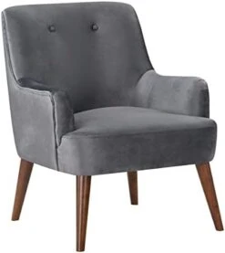 OSP Home Furnishings Chatou Accent Chair With Cordovan Legs, Charcoal -Safavieh Furnitue Shop 314bcV oeKL. AC