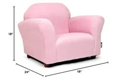Keet Microsuede Children's Chair, Roundy, Pink -Safavieh Furnitue Shop 314yW1KVPvL