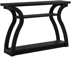 Monarch Specialties 47" Console Table - Sleek And Modern Accent Table For Your Home (Cappuccino/Dark Brown/Espresso) -Safavieh Furnitue Shop 316vwhlaqCS. AC