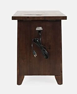 Jofran Painted Canyon End USB Charging Station Table, Power Chairside -Safavieh Furnitue Shop 3171iDiW2UL