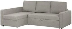 South Shore Live-It Cozy Interchangeable Sectional Sofa-Bed With Ottoman, Charcoal Gray 9 South Shore Live-It Cozy Interchangeable Sectional Sofa-Bed With Ottoman, Charcoal Gray -Safavieh Furnitue Shop 319Q5KO5wzL. AC