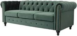 DRNCURN Chesterfield Sofa With Nail-Head For Living Room Office Sofa Set Modern Fabric Sofa Accent Tufted Chairs For Living Room 22 DRNCURN Chesterfield Sofa With Nail-Head For Living Room Office Sofa Set Modern Fabric Sofa Accent Tufted Chairs For Living Room -Safavieh Furnitue Shop 319gKfywpUL. AC