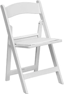 Flash Furniture 2 Pack HERCULES Series 1000 Lb. Capacity White Resin Folding Chair With Slatted Seat -Safavieh Furnitue Shop 31Az982oAHL. AC