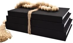 Kigan Home Linen Covered Decorative Books, Set Of 3 (Pearl White) - Fabric Covered Book Set Home Decor For Shelves, Fireplace Mantel, Coffee Table, Console/Bedside Table Or Farmhouse Tiered Tray -Safavieh Furnitue Shop 31B2zYSYwgL. AC