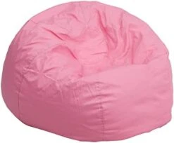 Flash Furniture Duncan Oversized White Furry Bean Bag Chair For Kids And Adults -Safavieh Furnitue Shop 31BjVlMfiNL. AC