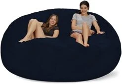 Chill Sack Bean Bag Chair: Giant 8' Memory Foam Furniture Bean Bag - Big Sofa With Soft Micro Fiber Cover - Olive -Safavieh Furnitue Shop 31GQa7cOZGL. AC