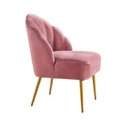 Ball & Cast Accent Chair, 26D X 23.5W X 32.25H In, Rose -Safavieh Furnitue Shop 31GnQ8P2H3L