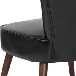 Flash Furniture HERCULES Holloway Series Black LeatherSoft Retro Chair -Safavieh Furnitue Shop 31I449RbKFL
