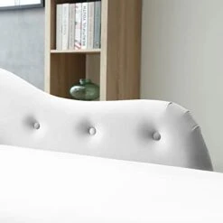 RARZOE Tufted Velvet Chaise Lounge Indoor With Storage, Upholstered Rolled Arm Chaise Lounges Indoor Chair, Right Arm Facing Chaise Lounge With Nailhead Trim For Living Room Bedroom Office,White 19 RARZOE Tufted Velvet Chaise Lounge Indoor With Storage, Upholstered Rolled Arm Chaise Lounges Indoor Chair, Right Arm Facing Chaise Lounge With Nailhead Trim For Living Room Bedroom Office,White -Safavieh Furnitue Shop 31I9COoXuHL