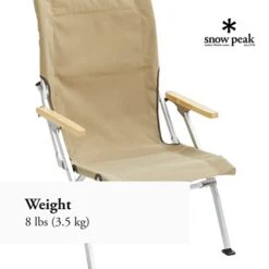 Snow Peak Low Beach Chair - Features A Wood Armrest And Back - 23 X 26 X 39 In -Safavieh Furnitue Shop 31ImJaLvNpL
