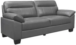 Homelegance 3-Piece Fabric Sofa Set, Dark Gray -Safavieh Furnitue Shop 31JlUnL ieL. AC