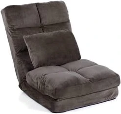 Urnodel Indoor Chaise Lounge Sofa, Floor Chair With Back Support For Adults, 14 Angle Adjustment Recliner Chair, Folding Floor Lounger With Pillow 8823(Blue) -Safavieh Furnitue Shop 31Jsf5S1ebL. AC