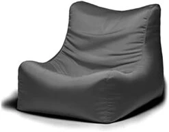 Jaxx Ponce Outdoor Bean Bag Chair, Navy -Safavieh Furnitue Shop 31KiZwrcWL. AC