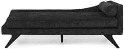 Christopher Knight Home Cagle Chaise Lounge,Wood, Black + Dark Brown -Safavieh Furnitue Shop 31LmJKzNaCL. AC