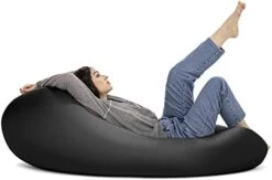 Jaxx Nimbus Spandex Bean Bag Chair For Adults-Furniture For Rec, Family Rooms And More, Large, Navy -Safavieh Furnitue Shop 31NuGG3cUYS. AC