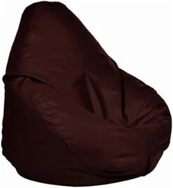 Ample Decor Leather Bean Bag Cover (No Filling), Plush Toys Storage Soft Leatherette, Water Resistant, Durable Construction Sturdy Zipper, Ideal For Teenagers, Adults – Tan Brown -Safavieh Furnitue Shop 31OO34Wj4NL. AC