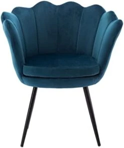 Chairus Small Accent Chair For Living Room, Velvet Gold Cute Vanity Chair With Back For Makeup Room, Upholstered Shell Shaped Office Guest Modern Chair Arm Chair, Cream White -Safavieh Furnitue Shop 31PUTzRmOL. AC