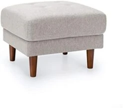 Mellow Adair Mid-Century Modern Loveseat/Sofa/Couch With Armrest Pockets, Tufted Linen Fabric, Ivory -Safavieh Furnitue Shop 31Pqt7RojbL. AC