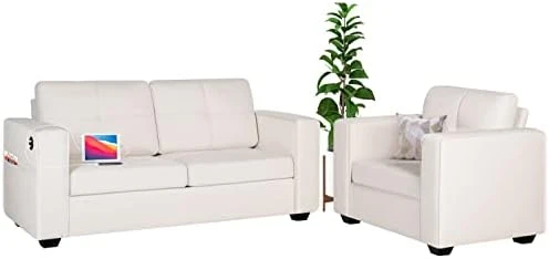 TYBOATLE Modern Living Room Sectional Sofa Sets 2 Piece, 65” W Tufted Mid-Century Loveseat Couch W/ 2 USB Charging Ports And Comfy Accent Arm Chairs For Small Space, Apartment, Office (Dark Grey) 7 TYBOATLE Modern Living Room Sectional Sofa Sets 2 Piece, 65” W Tufted Mid-Century Loveseat Couch W/ 2 USB Charging Ports And Comfy Accent Arm Chairs For Small Space, Apartment, Office (Dark Grey) - Image 7