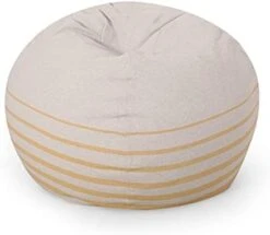 Christopher Knight Home Hudgeons 5 Foot Striped Bean Bag - Natural/Brown Stripes 24 Christopher Knight Home Hudgeons 5 Foot Striped Bean Bag - Natural/Brown Stripes -Safavieh Furnitue Shop 31QG9FOxbCL. AC