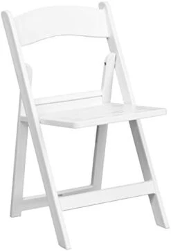 Flash Furniture 2 Pack HERCULES Series 1000 Lb. Capacity White Resin Folding Chair With Slatted Seat -Safavieh Furnitue Shop 31R5WCMO3QL. AC