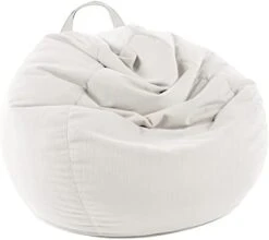 LPMOERA Stuffed Animal Storage Bean Bag Chair Cover (No Filler) For Kids And Adults.Pets Dogs/Cats Lazy Beds.Soft Premium Corduroy Stuffable Bean Bag For Organizing Children Plush Toys Or Memory Foam -Safavieh Furnitue Shop 31T4OM5PIzL. AC