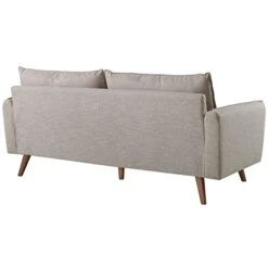 Modway Revive Upholstered Fabric Sofa And Loveseat Set, Beige -Safavieh Furnitue Shop 31UEunlTocL