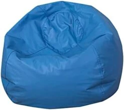 Children's Factory 35" Kids Bean Bag Chairs, Flexible Seating Classroom Furniture, Beanbag Ideal For Boy/Girl Toddler Daycare Or Playroom, Blue (CF610-005) -Safavieh Furnitue Shop 31UacZlhEjL. AC