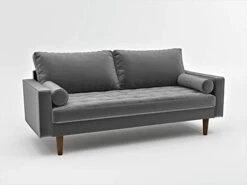 Container Furniture Direct S5459 Mid Century Modern Velvet Upholstered Tufted Living Room Sofa, 69.68" Goldenrod 20 Container Furniture Direct S5459 Mid Century Modern Velvet Upholstered Tufted Living Room Sofa, 69.68" Goldenrod -Safavieh Furnitue Shop 31UlkmaalwL. AC