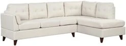 Merax L Shaped Sectional Sofa Couch Sleeper Bed With Storage Ottoman And Chaise For Living Room, Small Apartment Love Seats, Beige_Linen -Safavieh Furnitue Shop 31VirZDPL. AC