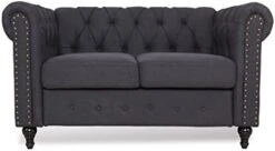 DRNCURN Chesterfield Sofa With Nail-Head For Living Room Office Sofa Set Modern Fabric Sofa Accent Tufted Chairs For Living Room 26 DRNCURN Chesterfield Sofa With Nail-Head For Living Room Office Sofa Set Modern Fabric Sofa Accent Tufted Chairs For Living Room -Safavieh Furnitue Shop 31VqOWARKkL. AC