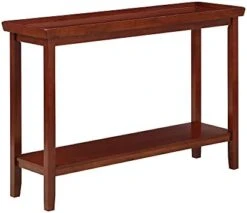 Convenience Concepts Ledgewood Console Shelf Table, Black -Safavieh Furnitue Shop 31WrJ0H3QSL. AC