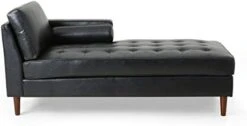 Christopher Knight Home Malinta Chaise Lounge, Pine, Midnight Black + Espresso -Safavieh Furnitue Shop 31XamV1gslL. AC