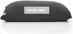 Yogibo Short Bean Bag Replacement Cover, Removable, Washable, Dark Gray -Safavieh Furnitue Shop 31Xzv6AwPKL. AC