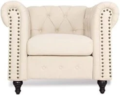 DRNCURN Chesterfield Sofa With Nail-Head For Living Room Office Sofa Set Modern Fabric Sofa Accent Tufted Chairs For Living Room 20 DRNCURN Chesterfield Sofa With Nail-Head For Living Room Office Sofa Set Modern Fabric Sofa Accent Tufted Chairs For Living Room -Safavieh Furnitue Shop 31YNeXuQ cL. AC