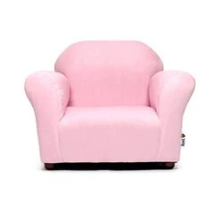 Keet Microsuede Children's Chair, Roundy, Pink