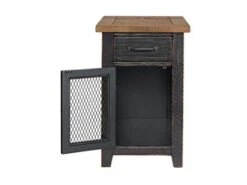 Martin Svensson Home Rustic Chairside Table, Antique Black And Honey -Safavieh Furnitue Shop 31b6PLLQKRL